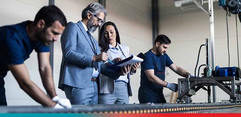 Image of professionals in the workplace 